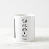 Mug Joli Nouveau Chien Maman Photo Texte manuscrit (Centre)