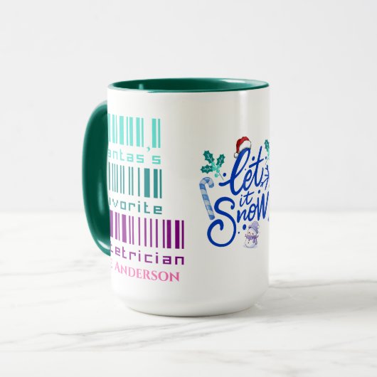 Mug Joli obstétricien Doc Nom personnalisé Cadeau de N (Devant gauche)