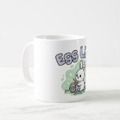 Mug Joli Œuf de Pâques Lapin Art (Devant gauche)