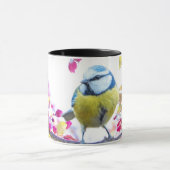 Mug Joli oiseau jaune et bleu - Nature sauvage (Centre)