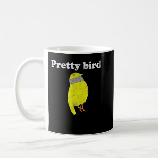 Mug Joli oiseau mignon idiot drôle  (Gauche)