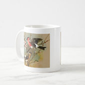 Mug Joli oiseau Vintage (Devant gauche)