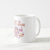 Mug Joli Otter À Otter Space Drôle Pun (Devant droit)