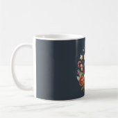 Mug Joli ours de Noël/d'hiver en couronne (Gauche)