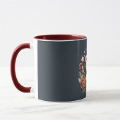 Mug Joli ours de Noël/d'hiver en couronne (Gauche)