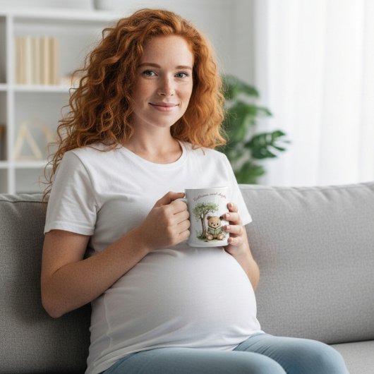 Mug Joli ours en peluche lisant un livre cadeau pour m