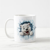 Mug Joli Ours Polaire Noël 3D (Gauche)