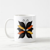 Mug Joli papillon Art Abstrait (Gauche)