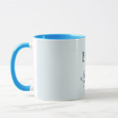 Mug Joli Papillon Bleu Croire (Gauche)
