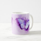 Mug Joli papillon violet  (Devant droit)