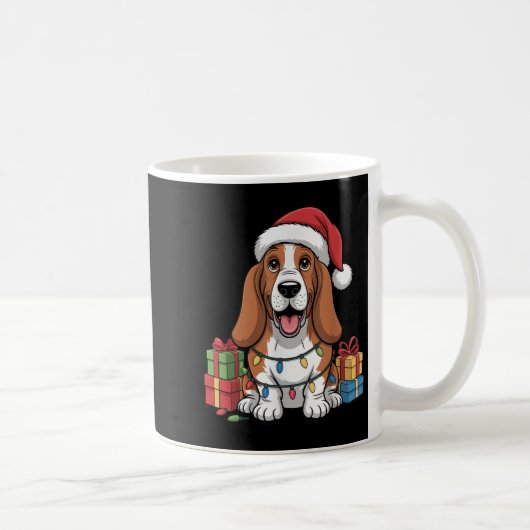 Mug Joli Pari Hound Noël Funny Bhole Amoureux des chie (Droite)