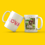 Mug Joli pastel éditable amour floral pastel avec phot<br><div class="desc">Jolie modification pastel floral amour avec la photo Café Mug pour personnaliser avec photo et légende pour votre bien-aimé</div>