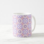 Mug Joli Pastel Purple Peach Star Eclectique Kitsch (Devant droit)