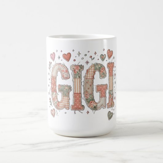 Mug Joli Patchwork de Campagne Gigi (Centre)