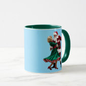 Mug Joli Père Noël dansant (Devant droit)