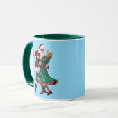 Mug Joli Père Noël dansant (Devant gauche)