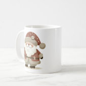 Mug Joli Père Noël & Dessin de Noël (Devant gauche)