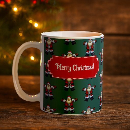 Mug Joli Père Noël Joyeux Noël ! Motif de Father Xmas