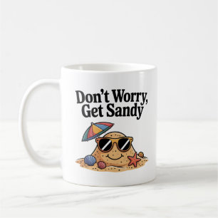 Mug Joli Personnage de Sable Sourire Ne T'inquiète pas