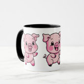 Mug Joli petit bébé cochon (Devant gauche)