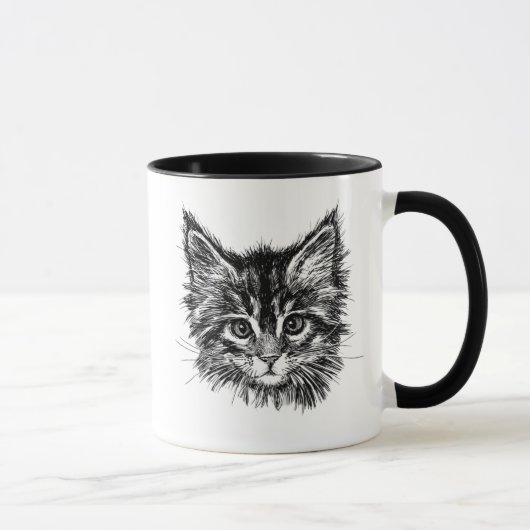 Mug Joli petit chaton (Droite)