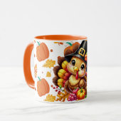 Mug joli petit dindon 3 (Devant gauche)