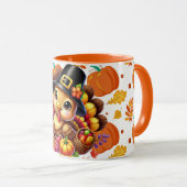 Mug joli petit dindon 3 (Devant droit)