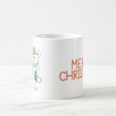 Mug Joli petit hamster Joyeux Noël (Centre)