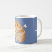 Mug Joli petit Hamster tenant une fleur (Devant droit)