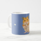 Mug Joli petit Hamster tenant une fleur (Devant gauche)
