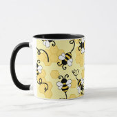 Mug Joli petit motif abeilles (Gauche)