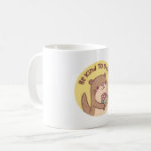 Mug Joli Petit Otter Soit Libre À Otter Pun (Devant gauche)
