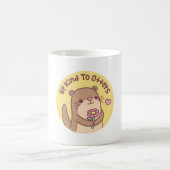 Mug Joli Petit Otter Soit Libre À Otter Pun (Centre)