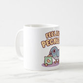 Mug Joli Pigeon Et Frites Sentant La Faim (Devant gauche)