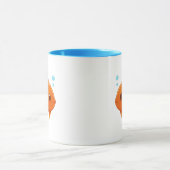 Mug Joli Poisson Rouge de Dessin Animé (Centre)