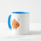 Mug Joli Poisson Rouge de Dessin Animé (Devant gauche)