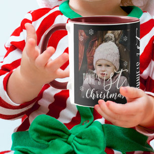 Mug Joli premier Noël des enfants flocon de neige Noël