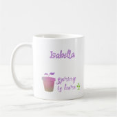 Mug Joli Pretty Purple & Green SPRING EST ICI (Gauche)