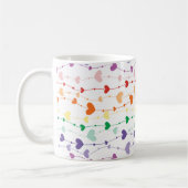 Mug Joli Rainbow Hearts Motif cuisine (Gauche)