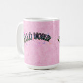 Mug Joli Rainbow Hello World (Devant gauche)