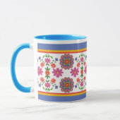 Mug Joli Rangoli Floral Frontières Ethnic Motif (Gauche)