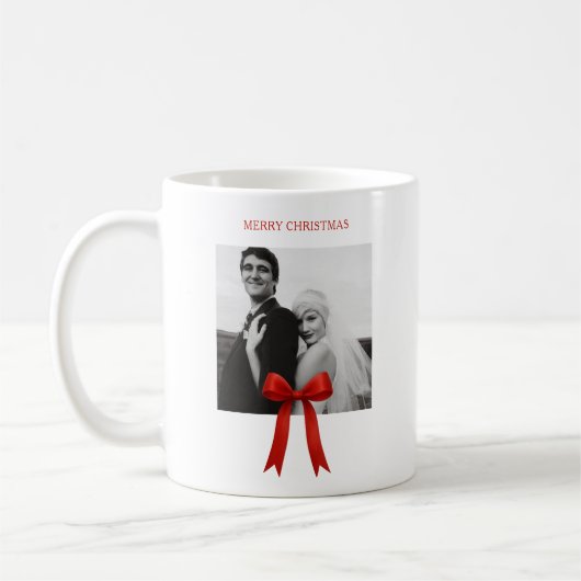 Mug Joli Red Bow photo Joyeux Noël (Gauche)