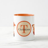 Mug joli renard ajouter monogramme (Centre)