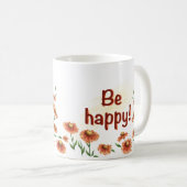 Mug Joli renard dans les fleurs d'hélium (Devant droit)