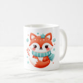 Mug Joli renard d'hiver (Devant droit)