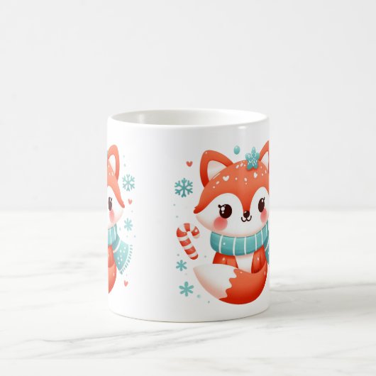 Mug Joli renard d'hiver (Centre)