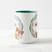 Mug Joli renard endormi Noël (Centre)