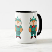 Mug Joli renard vert (Devant droit)
