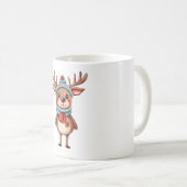 Mug Joli renne avec Noël à l'Écharpe (Devant droit)