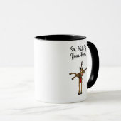 Mug Joli Renne De Cartoon Se Retirer Les Talons (Devant droit)